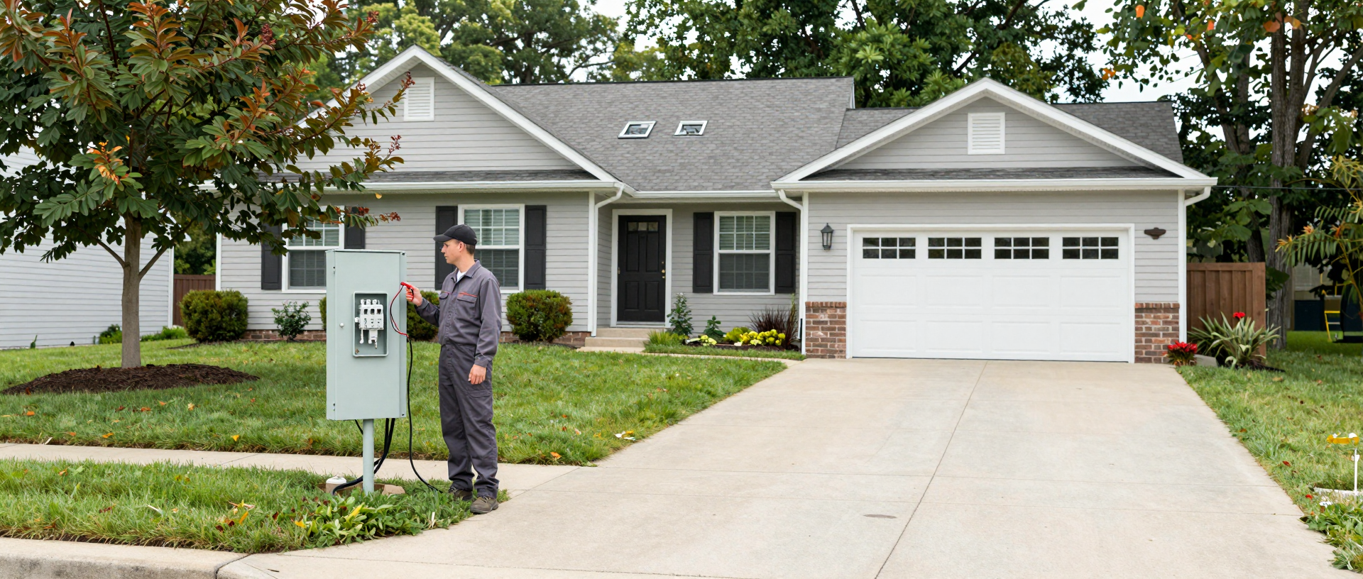 Electrical installation work at Williamstown residence